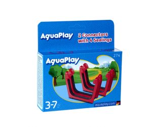 AquaPlay Verbindung + Dichtung 2x Wasserbahn