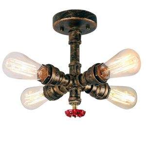 Retro E27 Wasserrohr Leuchte Lampe Vintage Industrial Pendelleuchte Hängeleuchte