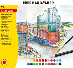 EBERHARD FABER Aquarellstift Artist Color 24er Metalletui