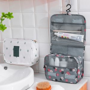 Umývacia taška Toaletná taška Cestovná kozmetická taška Make-up organizér s rukoväťou Závesná umývacia taška Umývacia taška pre ženy a mužov 24x9,5x19cm Retoo