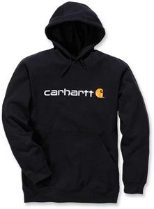 Carhartt Kapuzenshirt mit Logo, Farbe:schwarz, Größe:XL