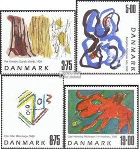 Briefmarken Dänemark 1998 Mi 1191-1194 (kompl.Ausg.) postfrisch Zeitgenössische Kunst V