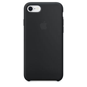 Apple Silikónové puzdro iPhone 7 / 8 / SE 2020 čierne