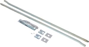 KOTARBAU® Garážový zámok pozinkovaný biely pre výklopné dvere 215 cm