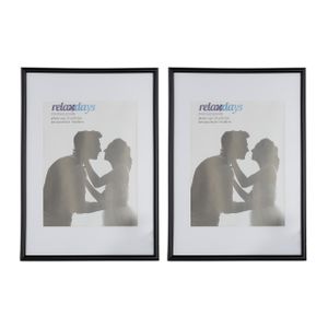 relaxdays Bilderrahmen 2er Set 20x30 cm