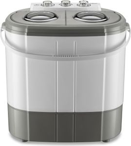 Kempingová práčka Wiltec 230 W 60 x 36 x 60 cm, mini práčka na 3,0 kg bielizne, cestovná práčka s kapacitou odstreďovania 2,0 kg