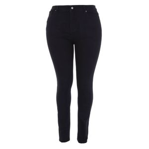 Ital-Design Damen High Waist Jeans von Gallop Gr.  - black