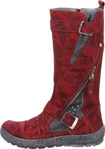 Krisbut Stiefel bequem warm gefüttert in rot, Gr. 36