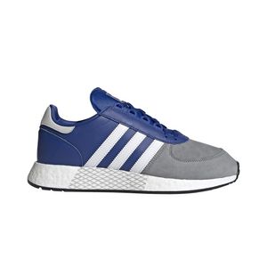adidas Originals Turnschuhe Marathon Tech - Blau / Weiß / Grau, Größe:43 1/3