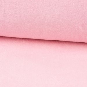 Wellness Fleece Doubleface einfarbig rosa 1,45m Breite