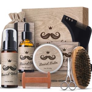 Bartpflege Set Geschenke für Männer, Geschenke zum Vatertag Valentinstag Geschenk für ihn Bartpflegeset Männer