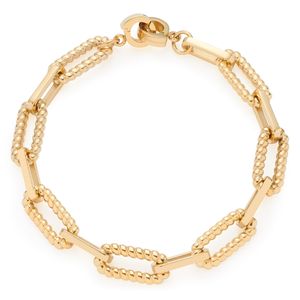 Leonardo 022233 Damen-Armband Moni Clip&Mix Edelstahl goldfarben