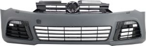 Zderzak przedni do VW Golf 6 Mk6 VI 2008-2013 Kratka świateł przeciwmgielnych Look LED