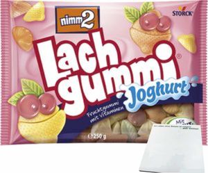 nimm 2 Lachgummi Joghurt (250g Packung) + usy Block