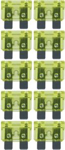 baytronic 10x Kfz-Flachstecksicherung Standard 20A