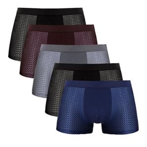 5 balení prodyšných pánských boxerek, šedé, modré, červené, 2x černé - TROOPEER M