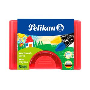 Pelikan 665/8 WF - Farbstift - Wachs - verschiedene Farben (Packung mit 8)