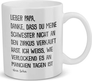 22Feels Papa Geschenk von Sohn Vatertag Vater Tasse Geburtstag Weihnachten Kaffeetasse Männer Herrentag Geschenkidee