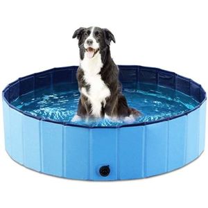 Bazén pro psy / dětský bazén / brouzdaliště, skládací bazén 80 x 30 cm, protiskluzový bazén | FOLDIPOOL