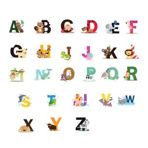 26 Scrapbook Buchstaben Aufkleber, Alphabet Wandaufkleber Wandaufkleber für Tapeten Cartoon Wandaufkleber englische Buchstaben Aufkleber AufkleberNachbildung
