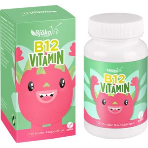 Vitamin B12 žvýkací tablety pro děti, veganské, 120 ks KTA