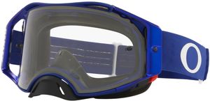 Oakley Airbrake Clear Motocross Brille (Blue/White,One Size)