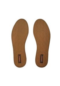 CINNEA® Wellness Zimt-Einlegesohlen - Die natürliche Lösung gegen Fußschweiß, Fußgeruch und Temperaturschwankungen im Schuh Farbe braun Größe 45