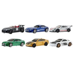 Hot Wheels European Car Culture-Multipacks mit 6 Spielzeugautos, Geschenk für Kinder & Sammler