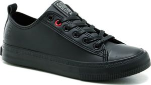 Niskie Skórzane Tenisówki Big Star JJ274006 Czarne 37