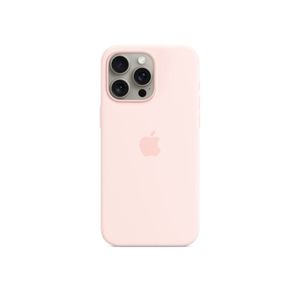 Apple iPhone 15 Pro Max Silikon Case mit MagSafe Hellrosa iPhone 15 Pro Max