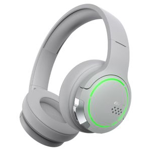 HECATE by Edifier G2BT Gaming-Headset, kabellose Bluetooth 5.2-Kopfhörer, leichte Over-Ear-Kopfhörer mit Geräuschunterdrückung, RGB-Licht, Grau