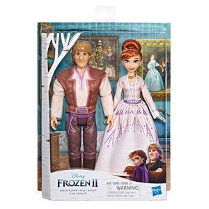 Hasbro E5502 Disney Frozen 2 Eiskönigin Anna & Kristoff Prinzessin Puppe Set Neu