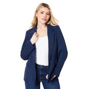 Dorothy Perkins - Blazer Einreihig für Damen DP5169 (44 DE) (Marineblau)