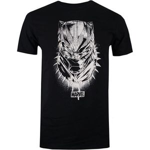 Black Panther - T-Shirt für Herren TV453 (XL) (Schwarz)