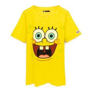 SpongeBob SquarePants - Tričko pre mužov/dámy Unisex NS6892 (S) (Yellow)