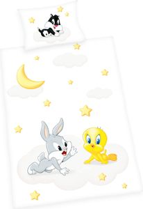 Looney Tunes Bettwäsche " Green" / 40x60 cm + 100x135 cm