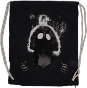 Urban Backwoods Gasmask Woman, Turnbeutel, Farbe: Schwarz