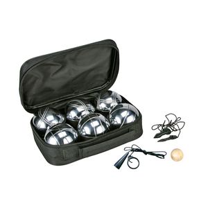 Boule Set - 6 Stahlkugeln mit Tasche und Zubehör