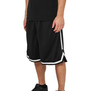 Pánské kraťasy Urban Classics Stripes Mesh Shorts blkblkwht - XXL