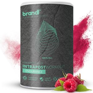 brandl® Ausdauer-Drink Elektrolyte (Mineralien) | Isotonisches Getränk | EAAs-Pulver & Superfoods | 600 g