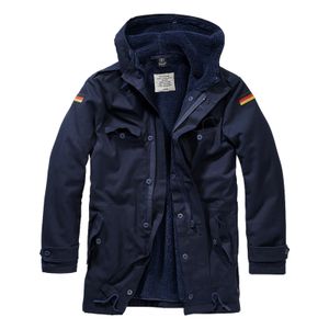 Brandit Jacke BW Parka Flag in Navy-M