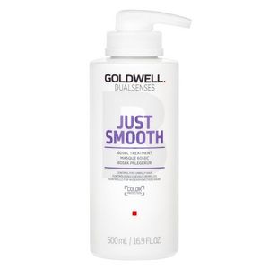 Goldwell Dualsenses Just Smooth 60sec Treatment Bändigende Haarmaske für widerspenstiges Haar 500 ml