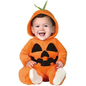 oranges Halloween Baby Kürbis Kostüm, Größe:86/92