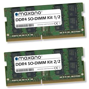 Maxano 64GB Kit 2x 32GB RAM für MSI Katana GF76 11UG (PC4-25600 SO-DIMM Arbeitsspeicher)