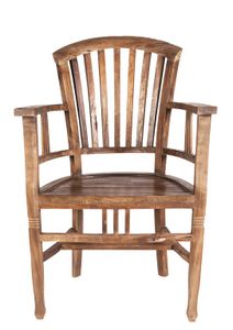 SIT Möbel Armlehnstuhl | recyceltes Teak | natur | B 55 x T 55 x H 95 cm | 06251-01 | Serie SEADRIFT