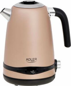 Adler AD 1295 Beżowy czajnik ze stali nierdzewnej 2200 W 1850 W 1,7 L