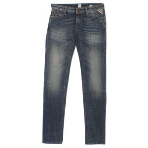 18026 Replay, Rocksanne Slim,  Damen Jeans Hose, Stretchdenim, blue used, W 26 L 34
