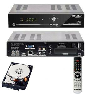 Megasat HD 935 V2 HD TWIN SAT RECEIVER – (PVR, USB, LAN, HDMI) Mediacenter und Live TV auf Ihrem mobilen Geräten mit 1 TB Festplatte