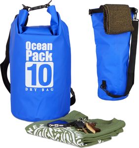 relaxdays Ocean Pack 10L wasserdicht