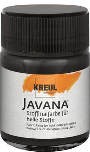 Javana Stoffmalfarbe für helle Stoffe Schwarz